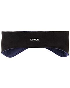 SINNER - osa windproof fleece headband - Black/Black/White