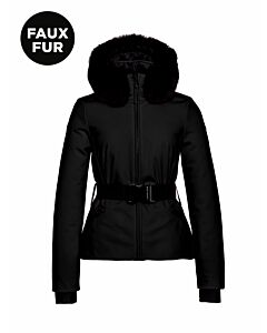GOLDBERGH - Hida jacket faux border - zwart