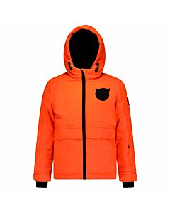 SUPER REBEL - Space ski jacket technical twill uni superstainabl - oranje